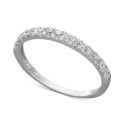 Cubic Wedding Band Ring (1 ct. ) in 14k White or Yellow Gold