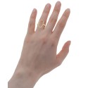 Open Oval Frame Ring (1/10 ct. ) in 14k Gold or 14k White Gold