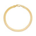 Herringbone Chain Bracelet in 18k Gold-Plated 