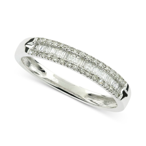 Baguette Band (1/5 ct. ) in 10k White Gold