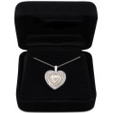 Two-Tone Heart Pendant Necklace in and 10k Gold