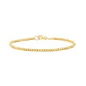 Beaded Bracelet in 14k Gold