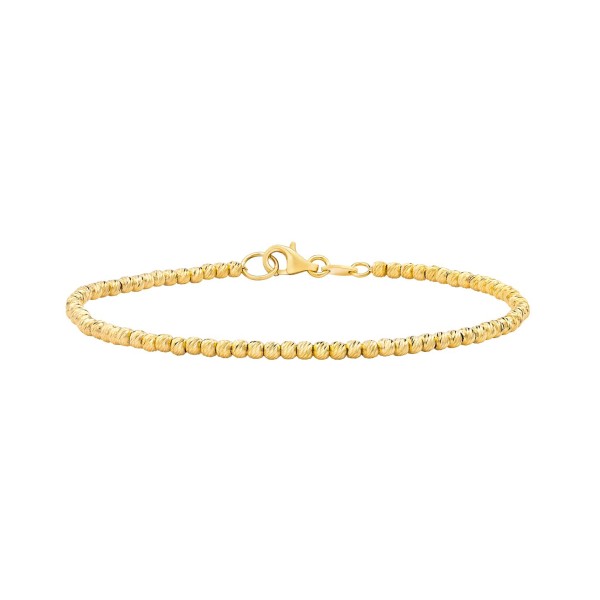 Beaded Bracelet in 14k Gold