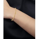 Beaded Bracelet in 14k Gold