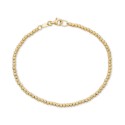 Beaded Bracelet in 14k Gold