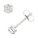 Enhancer Stud Earrings (1/4 ct. ) in 14k White Gold