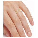 Statement Ring (1/4 ct. ) in 14k Gold-Plated