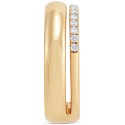 Double Row Ring (1/5 ct. ) in 14k Gold-Plated