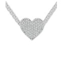 Cubic Pavé Heart 18