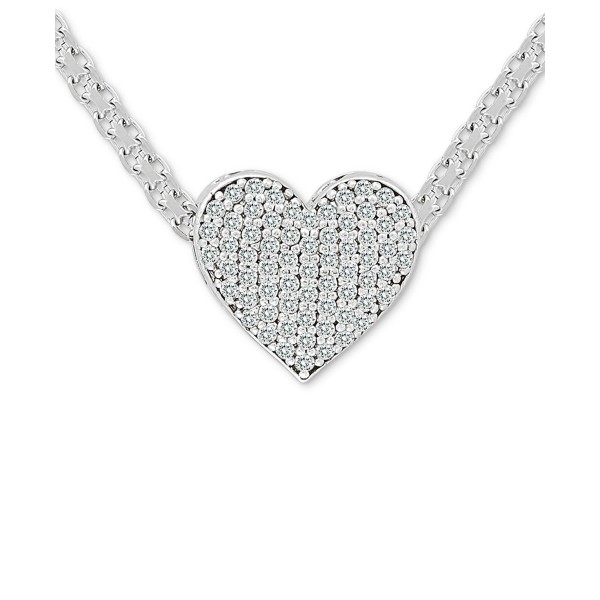 Cubic Pavé Heart 18