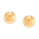 Children's Flat Ball Stud Earrings in 14k Gold