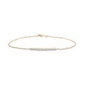 Bar Bracelet (1/10 ct. ) in 14k Gold