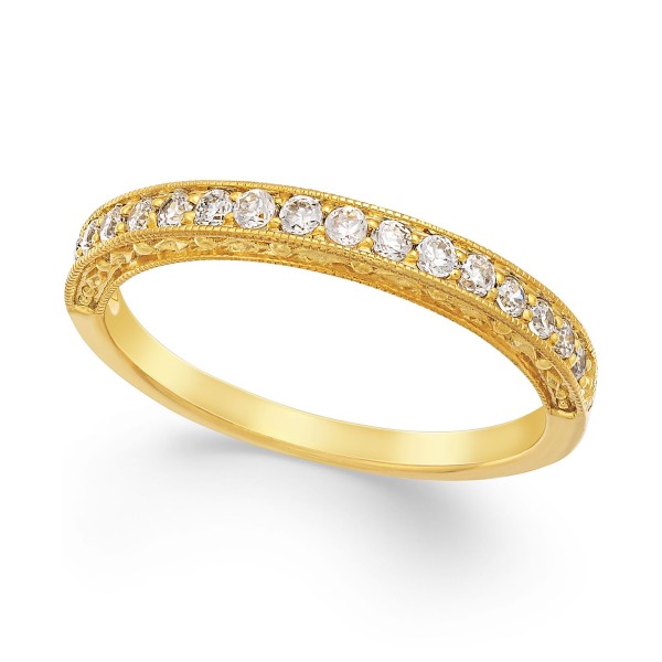 Milgrain Band (1/4 ct. ) in 14k Gold or 14k White Gold