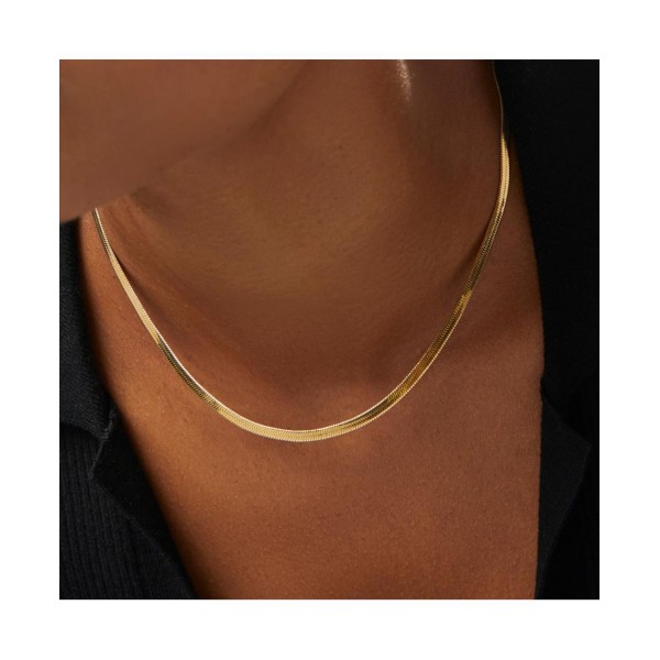 Herringbone Chain Necklace -