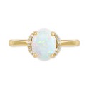 (1 ct. ) & (1/10 ct. ) Statement Ring in 14k Gold