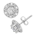 Stud Earrings (1/4 ct. ) in 10k White or Yellow Gold