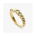 Gold Twist Ring - Rope Slim