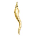 14k Gold Charm, Horn Charm