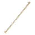 Men's Two-Tone Chain Bracelet in 14k Gold-Plated and