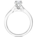 Solitaire Engagement Ring (1/3 c.t. ) in 14k White Gold