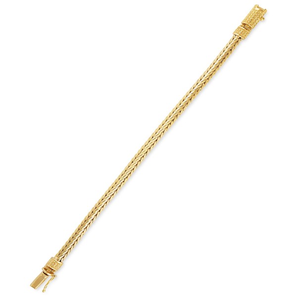 Woven Bracelet in 14k Gold-Plated 