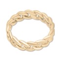 Chain Statement Ring in Gold Vermeil