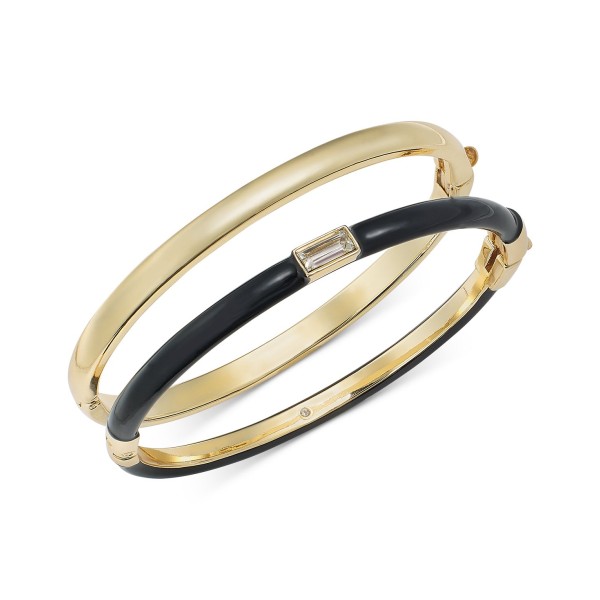 Gold-Tone 2-Pc. Set & Hinge Bracelet, 2.3