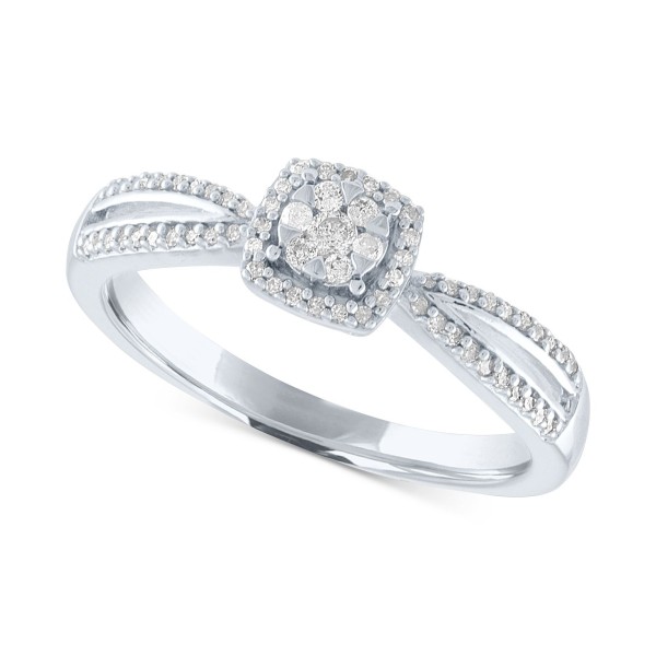 Cluster Promise Ring (1/6 ct. ) in