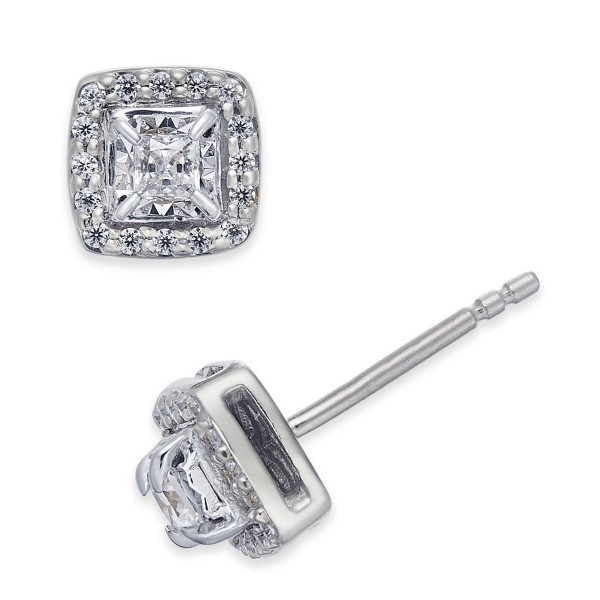 Square-Set Stud Earrings (1/4 ct. )