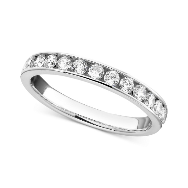 Channel Band (1/2 ct. ) in 14k White or Yellow Gold