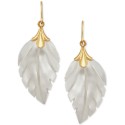 Leaf Earrings in 10k Gold