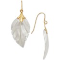 Leaf Earrings in 10k Gold