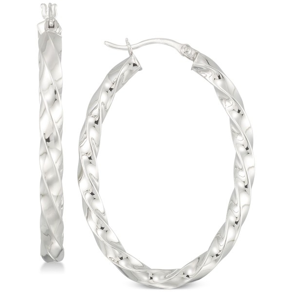 Textured Hoop Earrings in